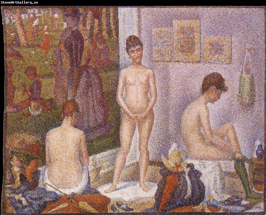 Georges Seurat Les Poseuses